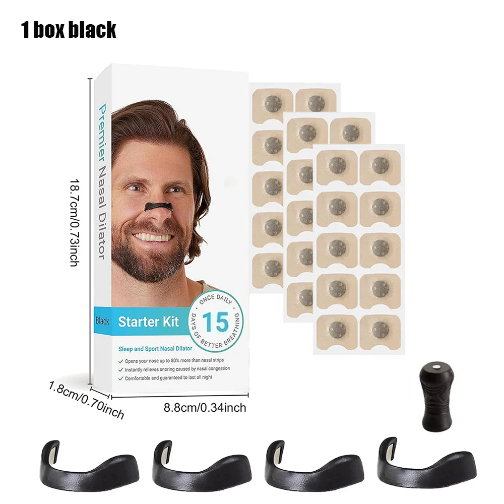 MinimumFit Magnetic Nasal Strips – Magnetic Nasal Dilator for Breathing, Snoring Relief, and Better Sleep