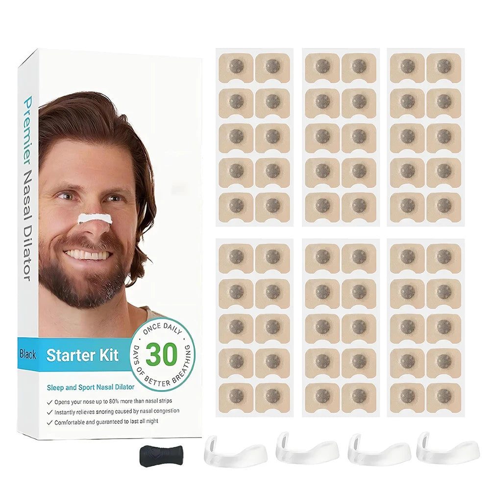 MinimumFit Magnetic Nasal Strips – Magnetic Nasal Dilator for Breathing, Snoring Relief, and Better Sleep