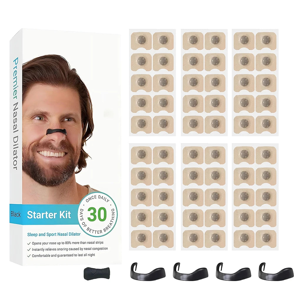 MinimumFit Magnetic Nasal Strips – Magnetic Nasal Dilator for Breathing, Snoring Relief, and Better Sleep
